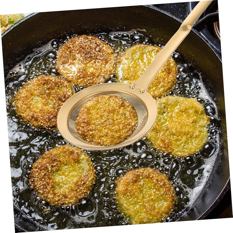 Stainless Steel Kitchen Oil Filter Colander Spoon Mesh Sieve Fat Separator For Gravy - Image 4